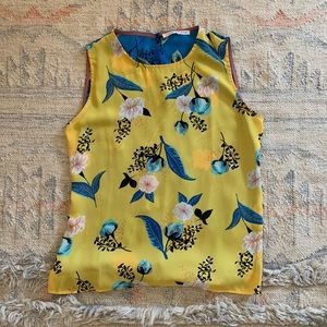 Floral Sleeveless Blouse